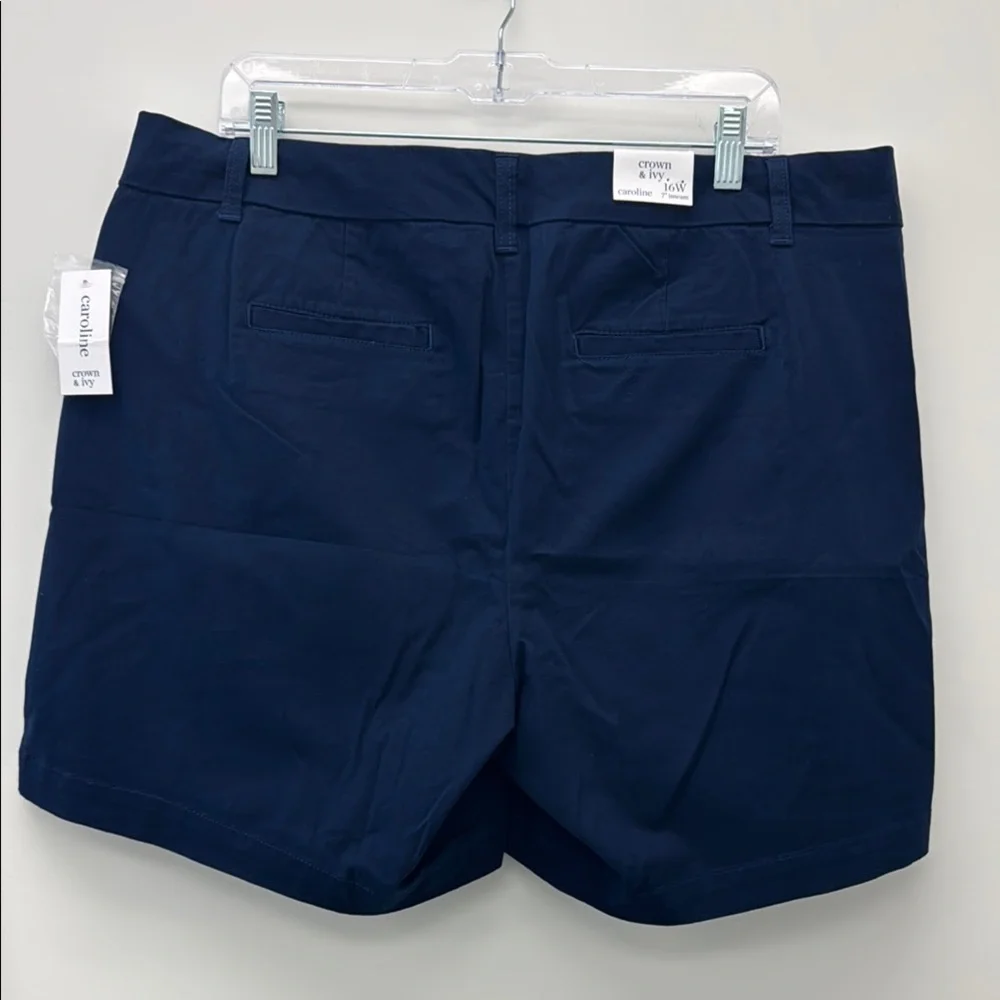 Crown & Ivy navy blue Bermudas for casual occasions - Picture 4 of 4